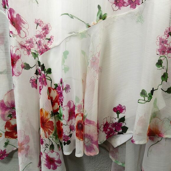 NEW Calvin Klein Women’s Dress Size 4 Maxi Floral Summer Romantic Gardencore - Picture 6 of 11